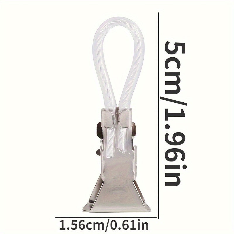 Juego de 5 clips de toalla de metal con colores surtidos para organización en cocina y baño