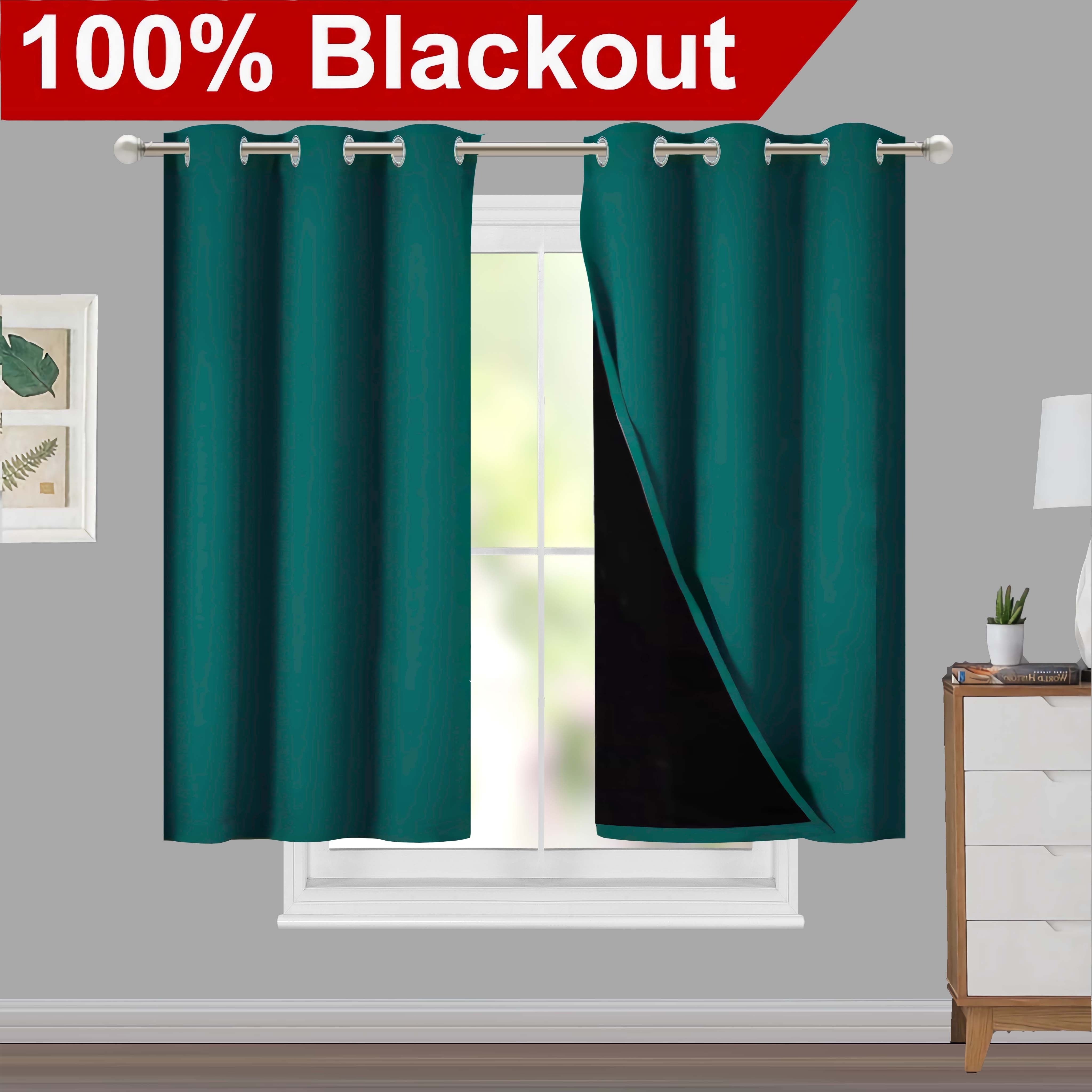 Blackout Curtains for Living Rooms and Bedrooms, Light-Blocking, Thermal Insulated