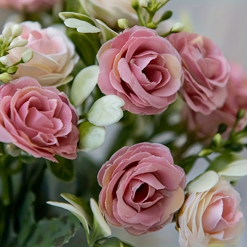 Artificial Rose Bouquet for Weddings Birthdays Home Decor 12 Stems