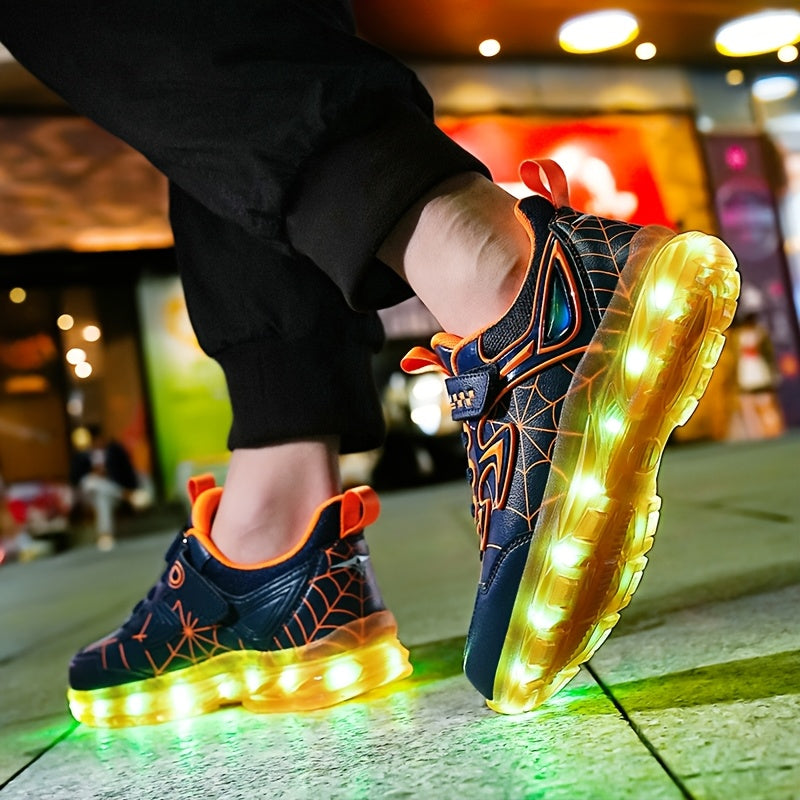 Children's LED Light-Up Shoes for Boys and Girls All-Season Breathable Durable