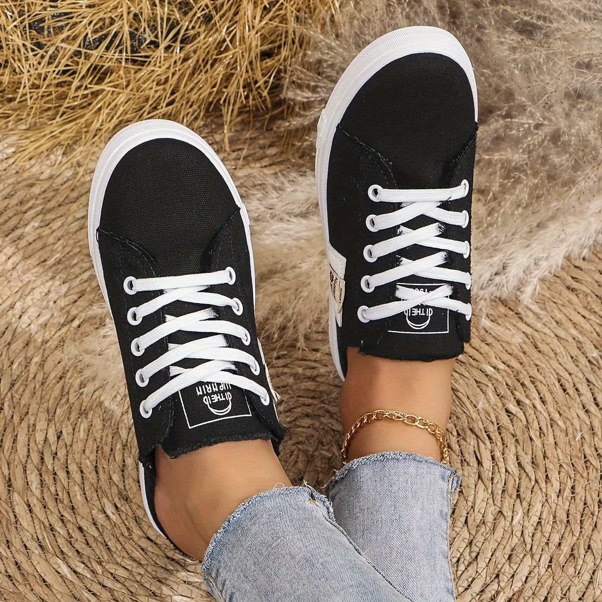 Women's Casual Solid Color Anti-Slip Sports Shoes