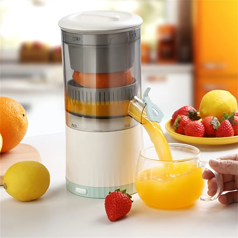 Portable Electric Juicer Rechargeable Citrus Fruit Press Stainless Steel Blades