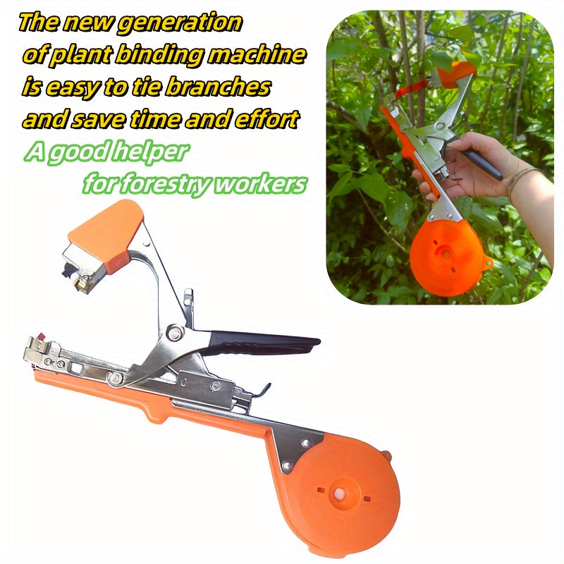 Plant Tying Machine for Garden and Agricultural Use Metal Plastic Support Vines Tomatoes Cucumbers Eggplants Peppers
