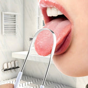 Unisex Stainless Steel Tongue Cleaner Durable Metal Mouth Freshener