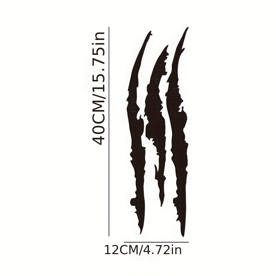 Yorug'likka qarshi vinil avtomobil stikerlari - suv o'tkazmaydigan qora tirnoq belgilari uchun faralar