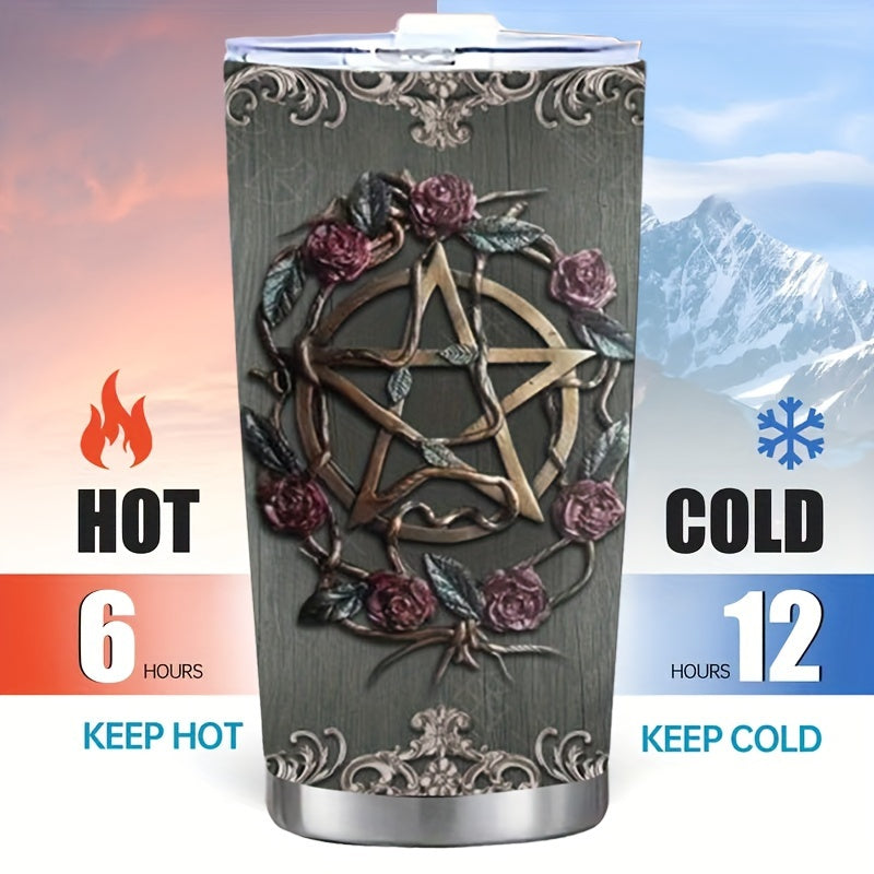 Starry Night Insulated Travel Mug 20oz Stainless Steel Double Wall Vacuum Tumbler