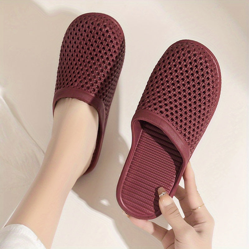 Women's EVA Slip-On Sandals Breathable Pink and Maroon Indoor Outdoor