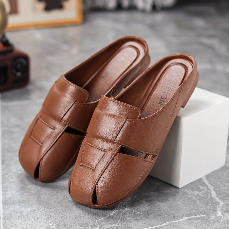 Women's Slip-On Sandals Lightweight EVA Rubber Sole All-Season Casual