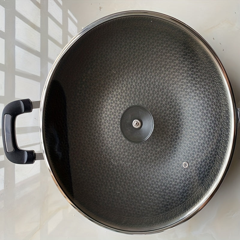 Tapa de utensilios de vidrio versátil para cocinar, compatible con todas las ollas, vidrio templado, fondo plano