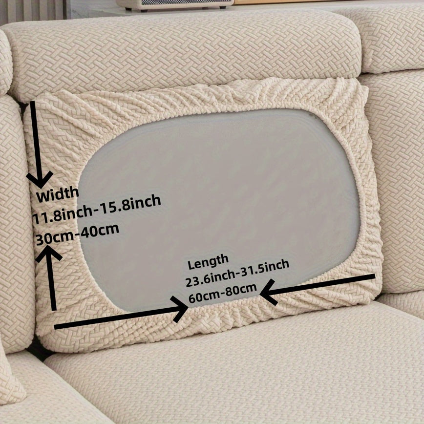 Checkered Polar Fleece Sofa Cover Universal Fit Machine Washable Multi-Purpose