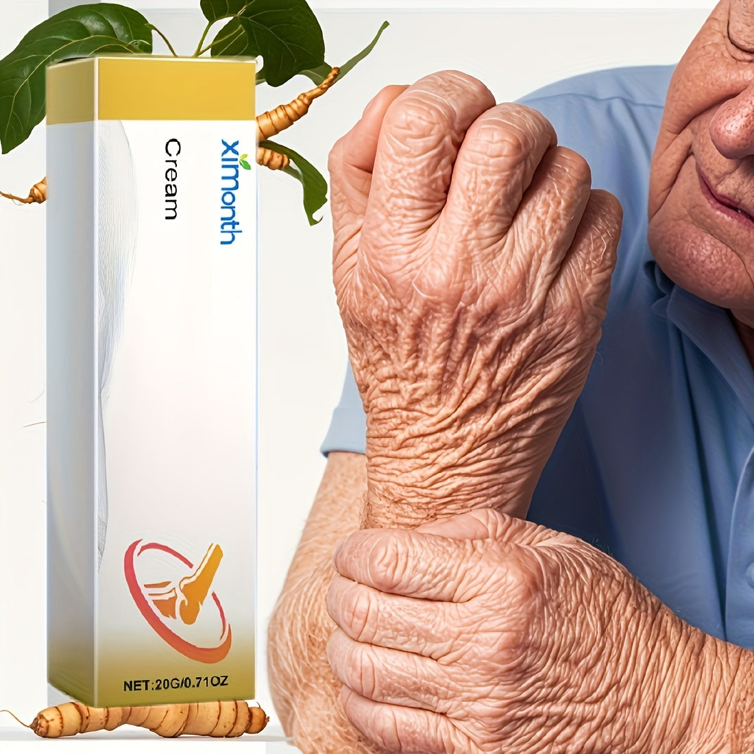 Hand and Foot Balm with Gluconamine Ginseng and Licorice Extract for Nourishment