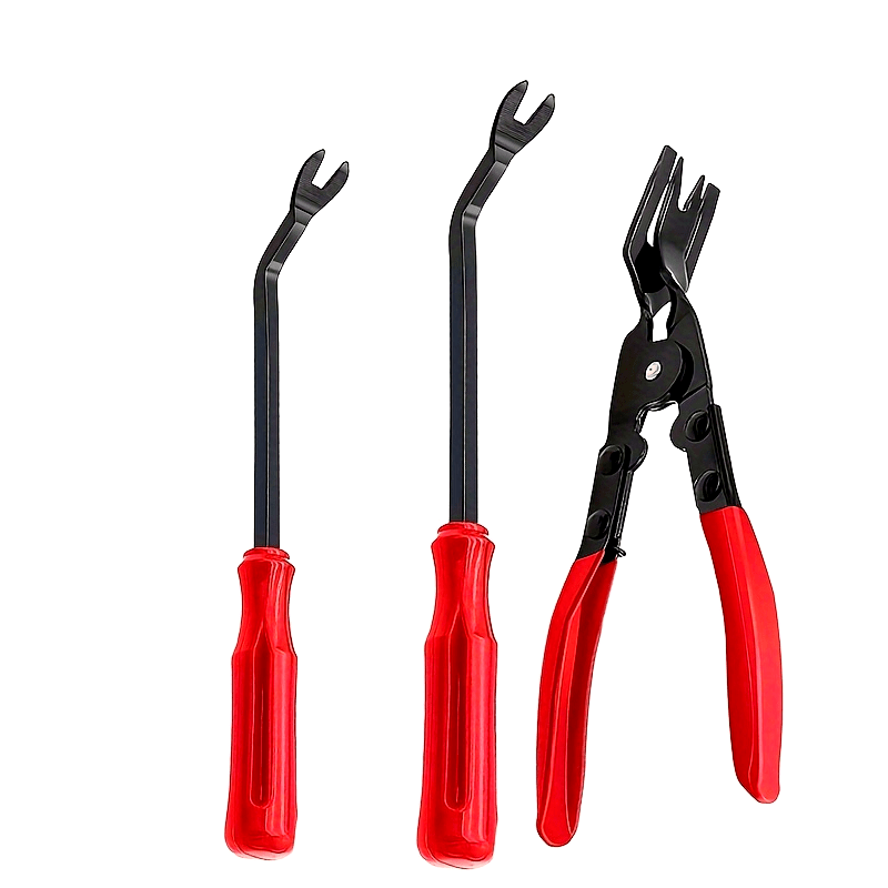 Avtomobil plastmassa fastener olib tashlash to'plami, trim pry asbobi, eshik panelini ta'mirlash