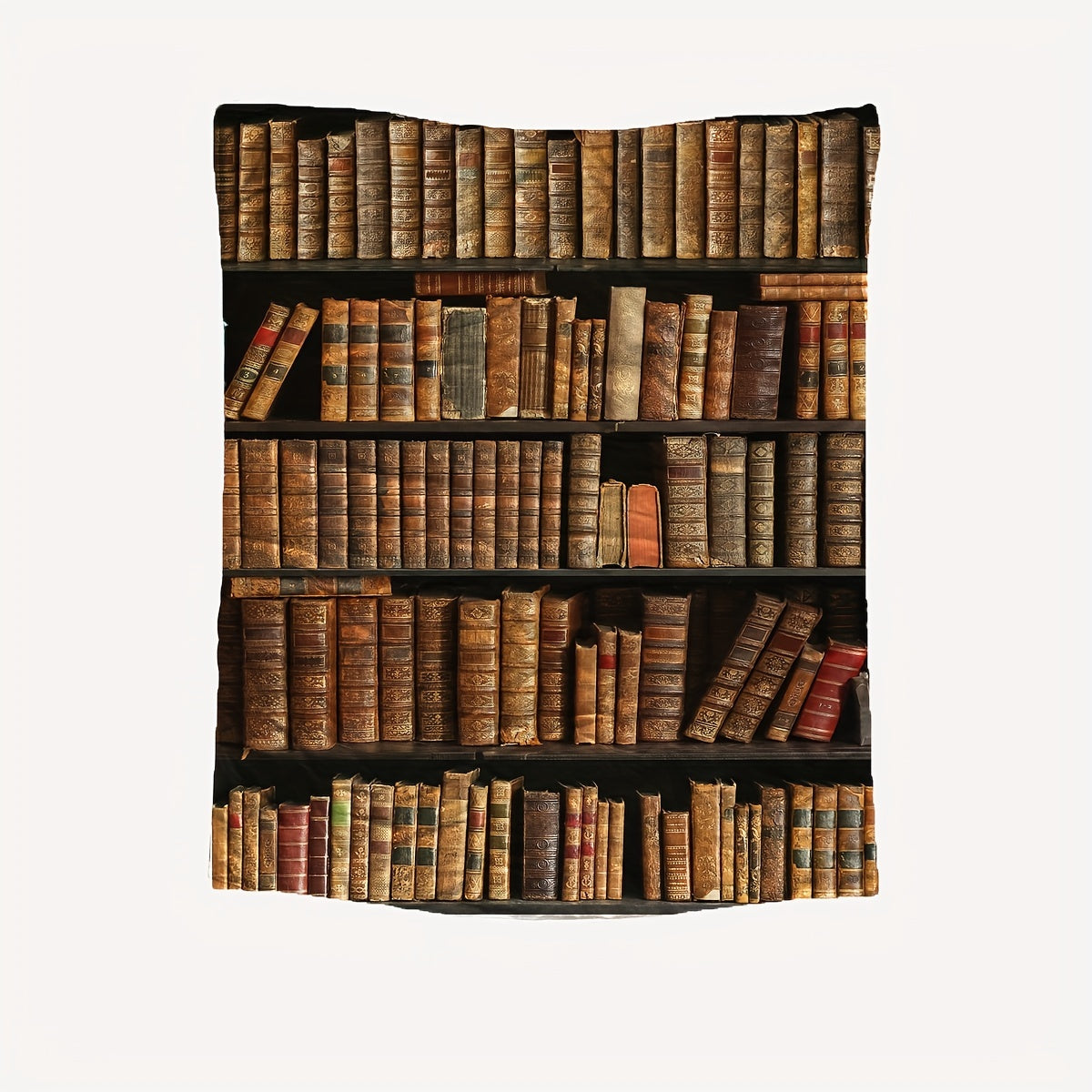 Традиционный стиль пледа с дизайном книжной полки мягкий, комфортный, универсальный для путешествий, дивана, кровати