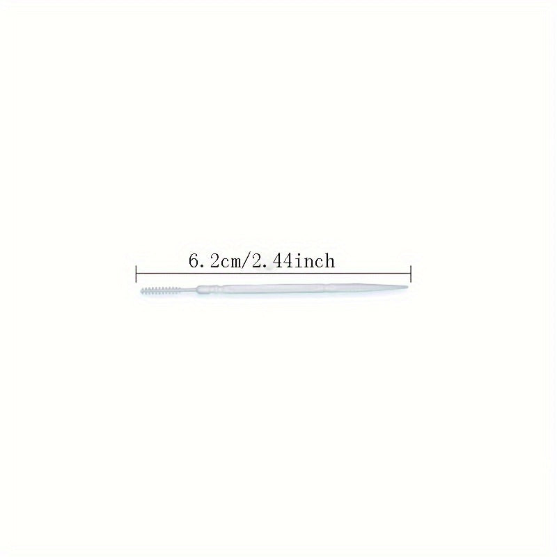 100 Pcs Double-Ended Interdental Brushes Dental Picks for Plaque Removal