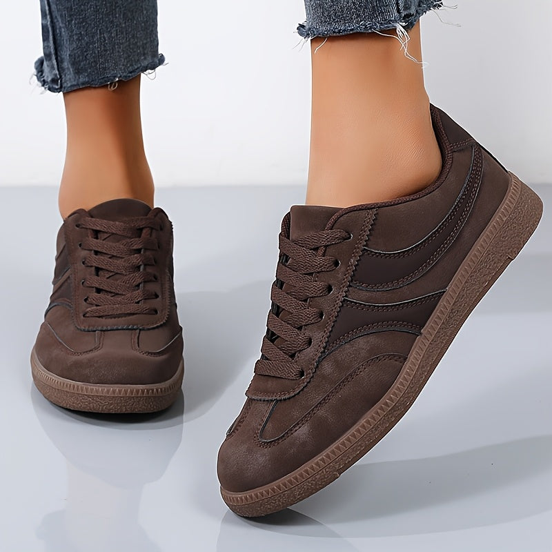 Women's High-Top Sneakers Brown Synthetic Casual Walk Shoe