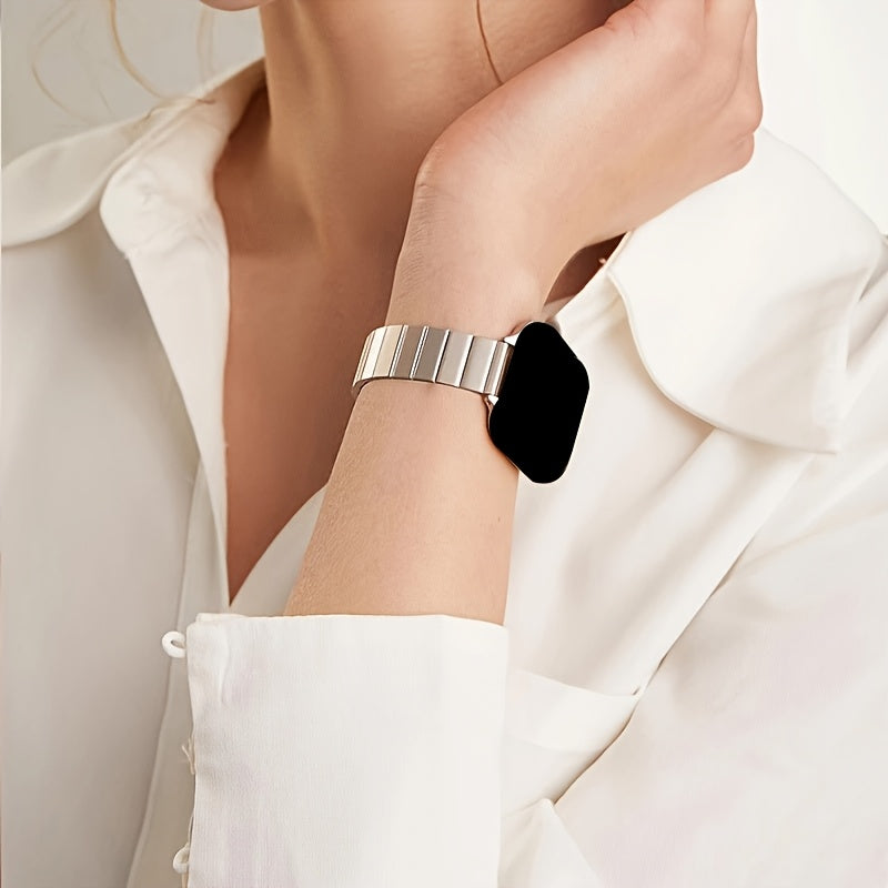 Stainless Steel Watchband for Apple Watch 38mm-49mm Compatible with Series and SE