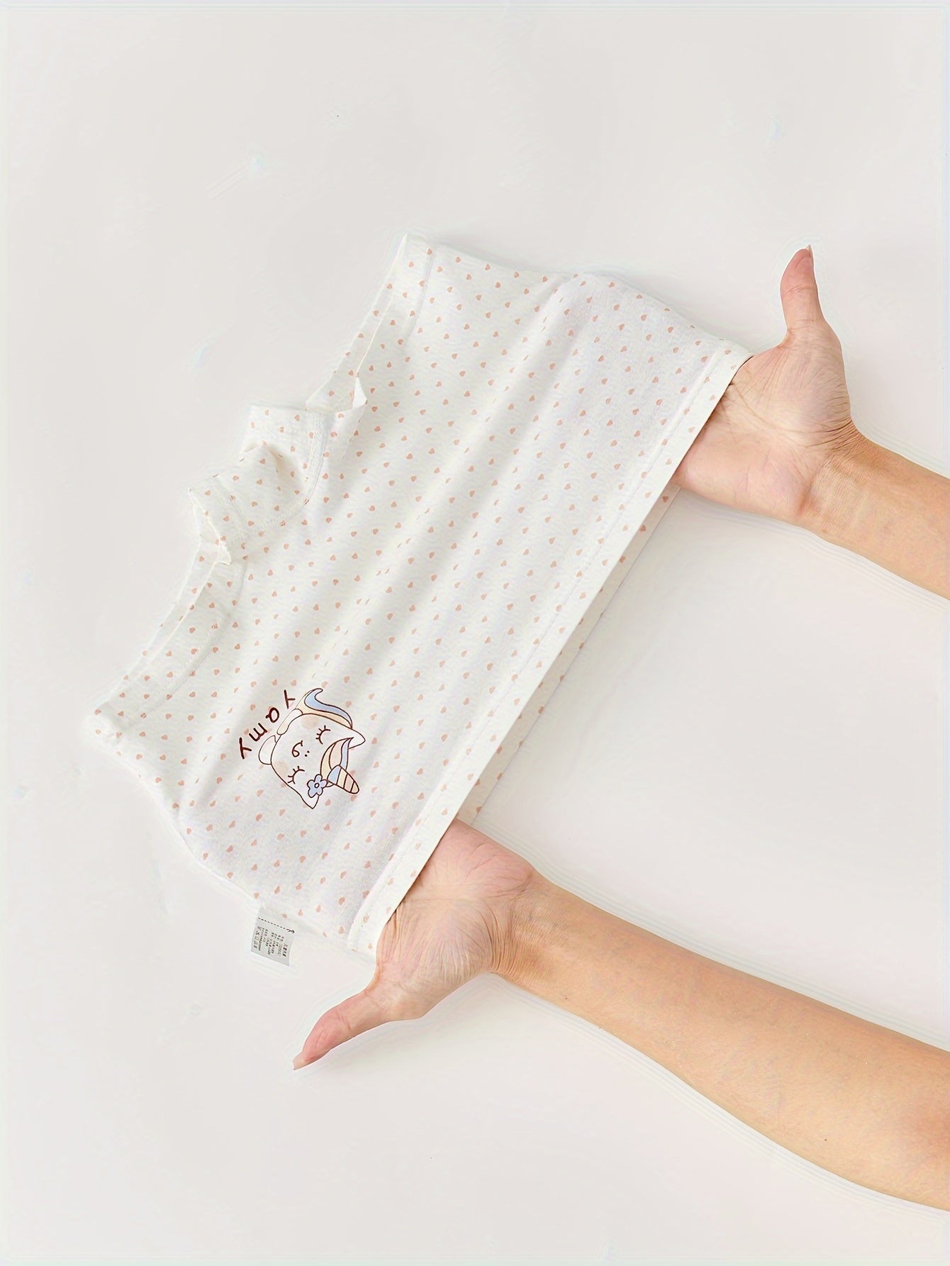 Girls Cotton Blend Boxer Briefs with Cartoon Deer Print Breathable Comfortable All-Season