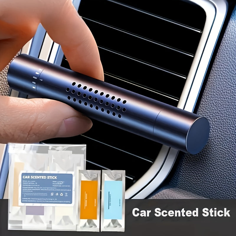 Car Vent Air Freshener Refill Packs Solid Scent Paste Incense Stick Colors
