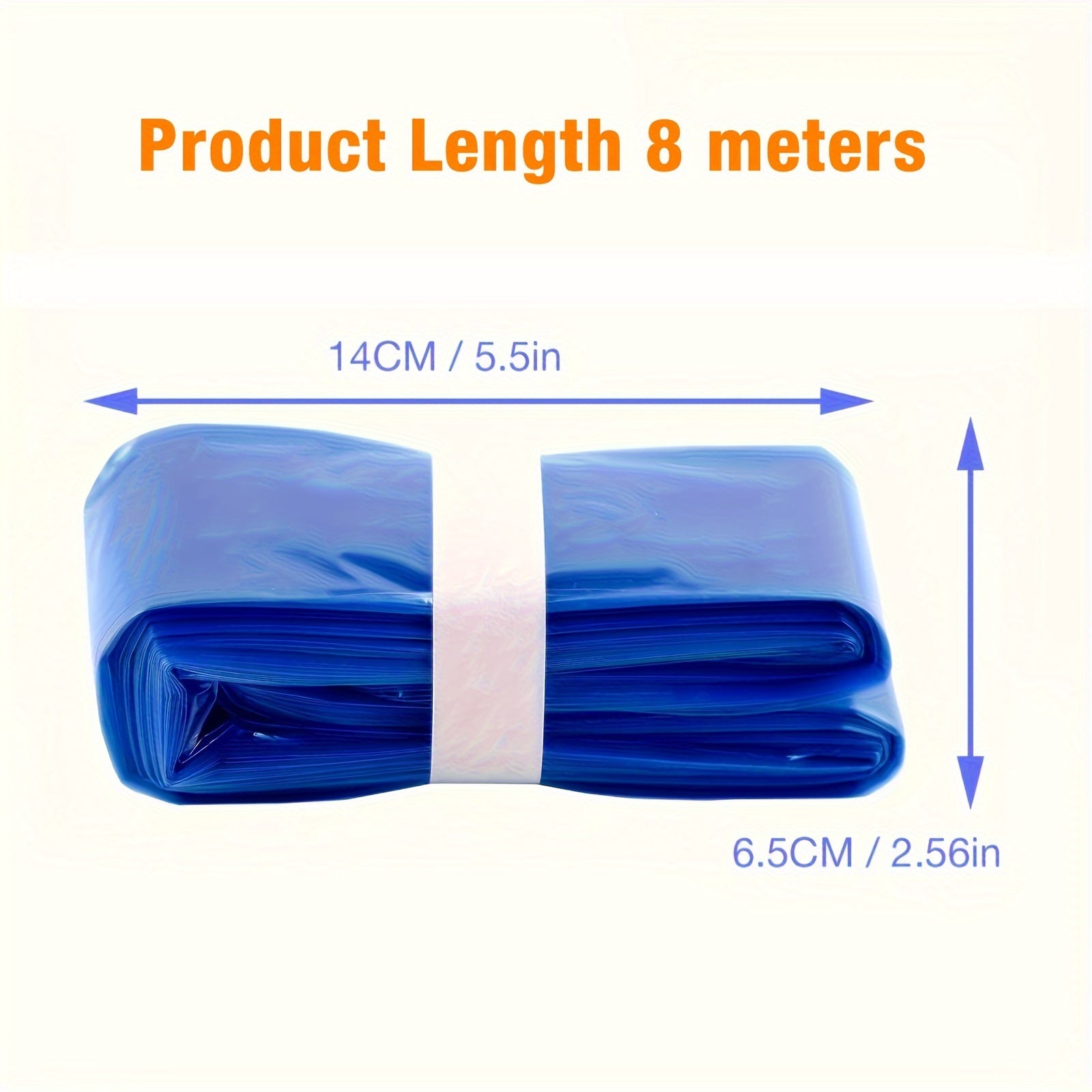 High Capacity Diaper Pail Refill Pack with 8 Meters Compatible with Cartridges for Sangene Tec Twist and Click 3/6/9 Refills