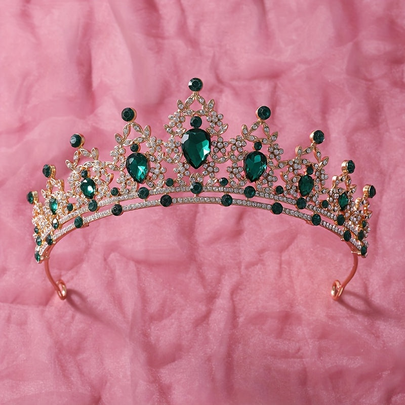 Ayollar uchun to'y taqmog'i, o'simliklardan ilhomlangan dizayni bilan, zink alloy soch aksessuari, to'ylar uchun