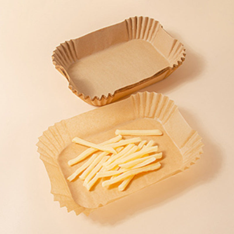 50/100 Pack Air Fryer Parchment Paper Liners Water and Oil Resistant for Baking