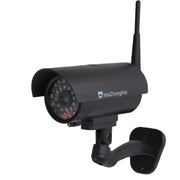 LED Fake Security Camera with Red Flashing Light Waterproof Indoor Outdoor