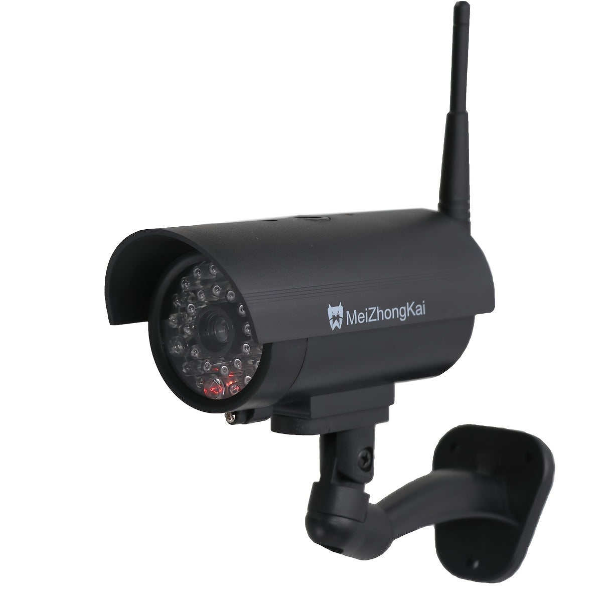 LED Fake Security Camera with Red Flashing Light Waterproof Indoor Outdoor