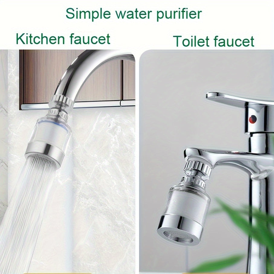 Faucet Water Filter Nozzle Anti-Rust ABS Easy Installation Bathroom Kitchen