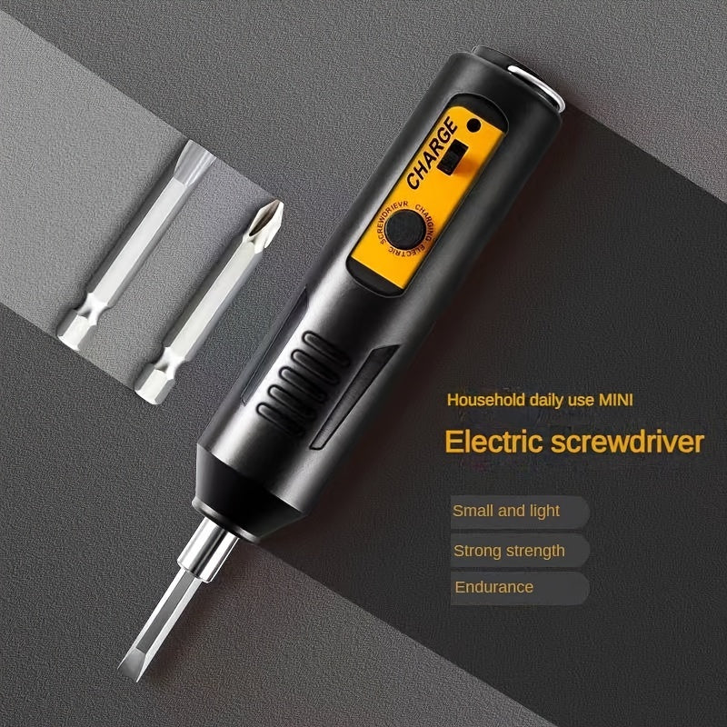 Electric Screwdriver Kit USB Rechargeable 1200mAh Lithium Battery Ergonomic Design