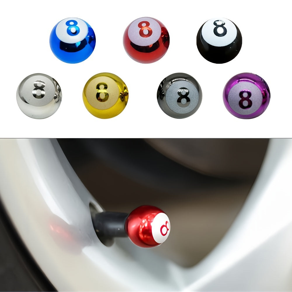 4pcs Tire Valve Caps Dust Proof Stem Protector for Car Motorcycle Bike Accessories
