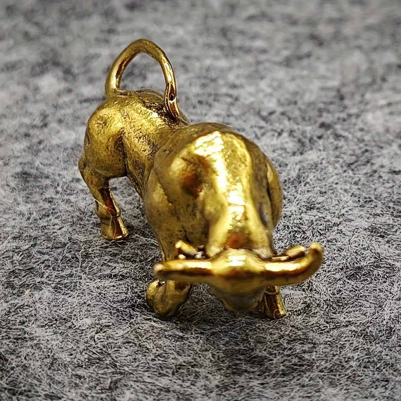 Miniatura de escultura de toros en 3D para regalo en el hogar u oficina