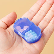 Portable Plastic Medicine Box for Travel and Daily Use