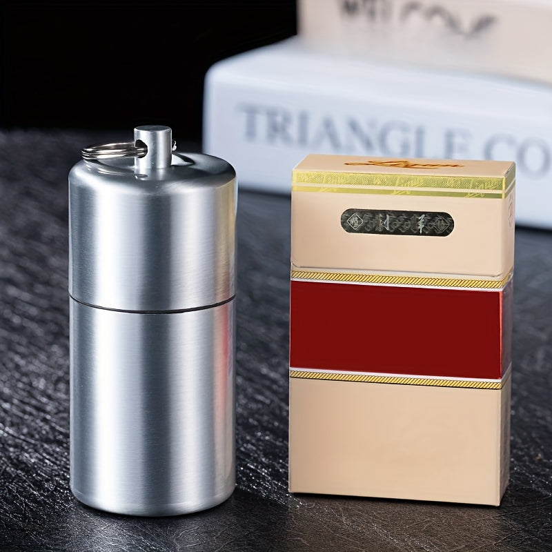 Large-Capacity Metal Cigarette Case Waterproof Moisture-Resistant Durable Holder