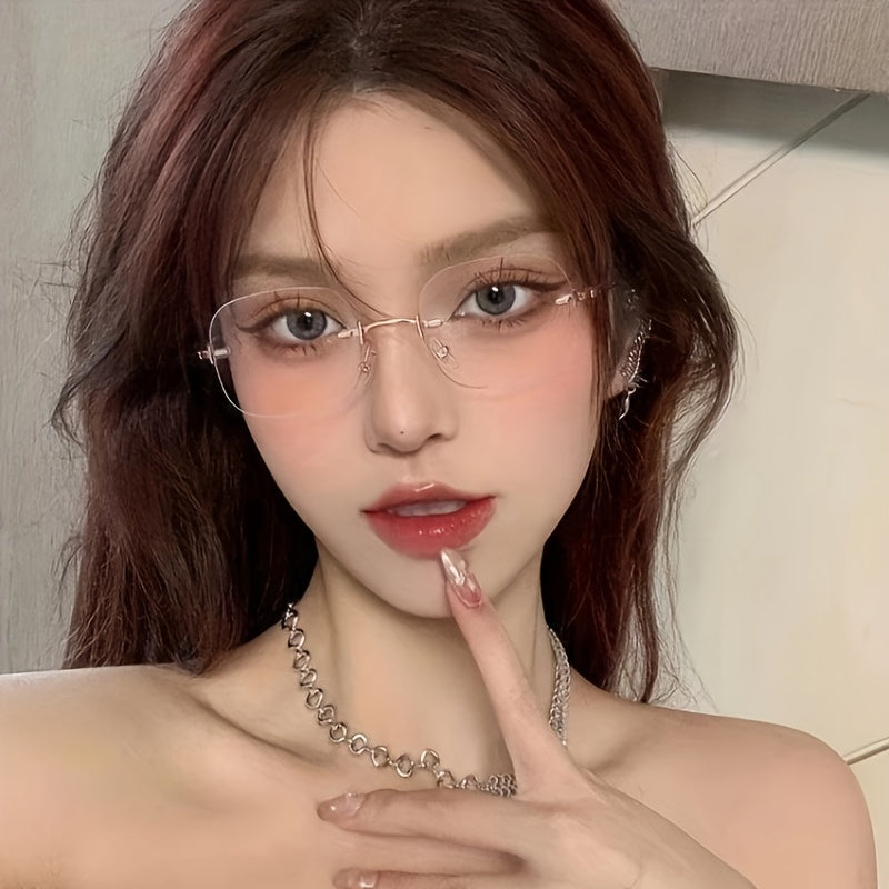 Бескаркасное ретро-плоское зеркало с защитой от ультрафиолета, синего света, прозрачный обзор