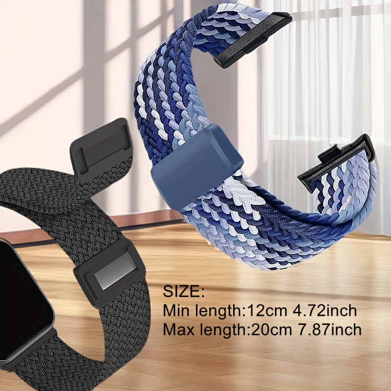 Polyamide Woven Loop Smartwatch Band with Magnetic Buckle for Xiaomi Redmi Watch 4 5 8 Pro 9 Pro