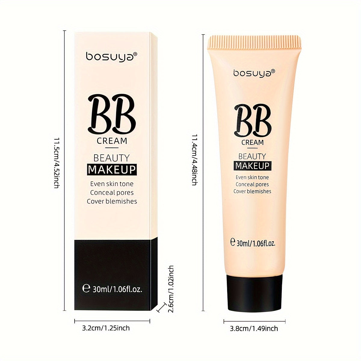 Women BB Cream Foundation Liquid Concealer Waterproof Long-Lasting