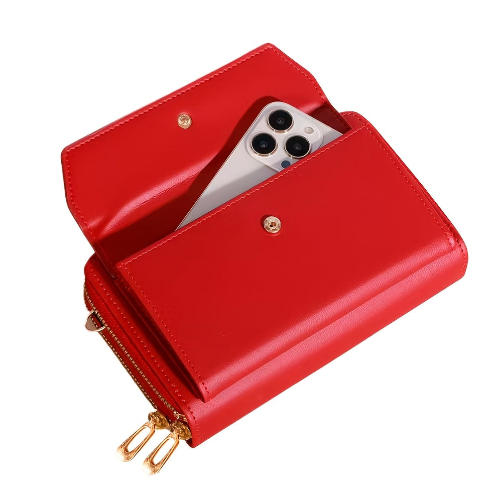 Zamonaviy va ko'p funksiyali ayollar uchun telefon sumkasi, katta sig'imli, ochiq havoda faoliyatlar uchun xochdan osilgan dizayn.