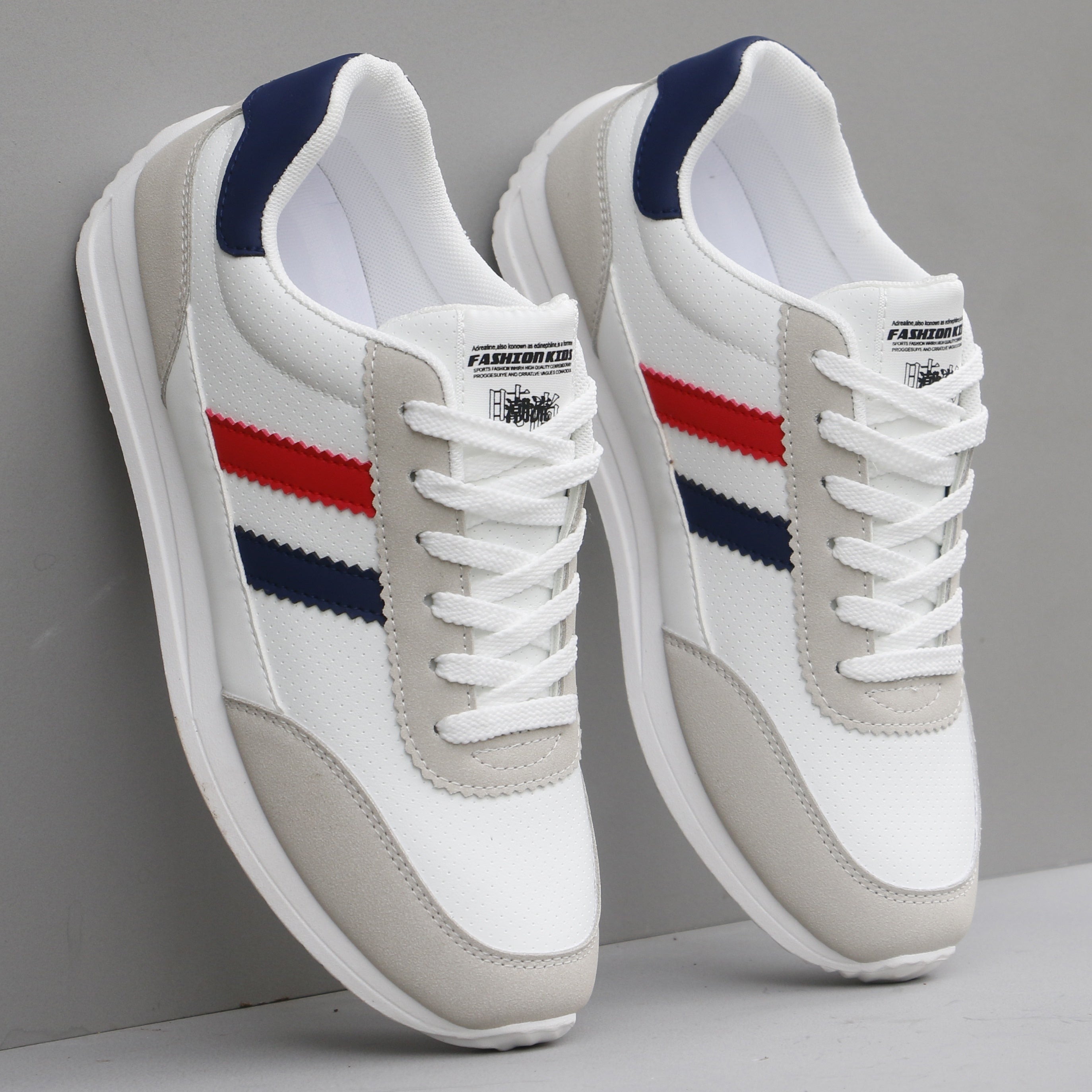 Men's Color Block Low Top Lace-Up Sneakers Casual Outdoor Shoes for Men