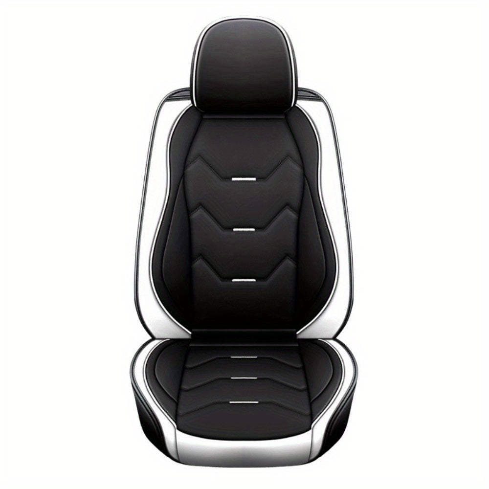 Full-Seat Cushion Cover Black and White Breathable Non-Slip All-Season