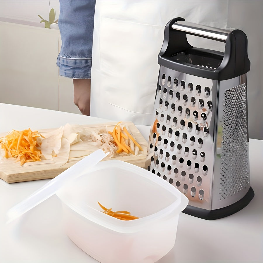 Stainless Steel Box Grater for Vegetables Cheese Ginger Garlic Potatoes