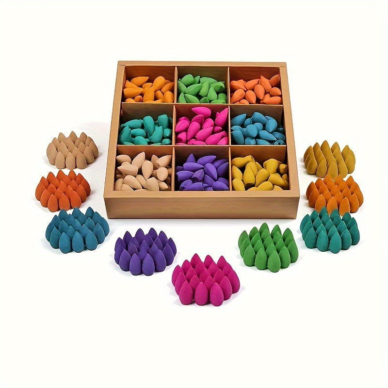 Микс ароматических палочек с обратным дымом 10/50/100 шт. для ароматерапии дома и на улице