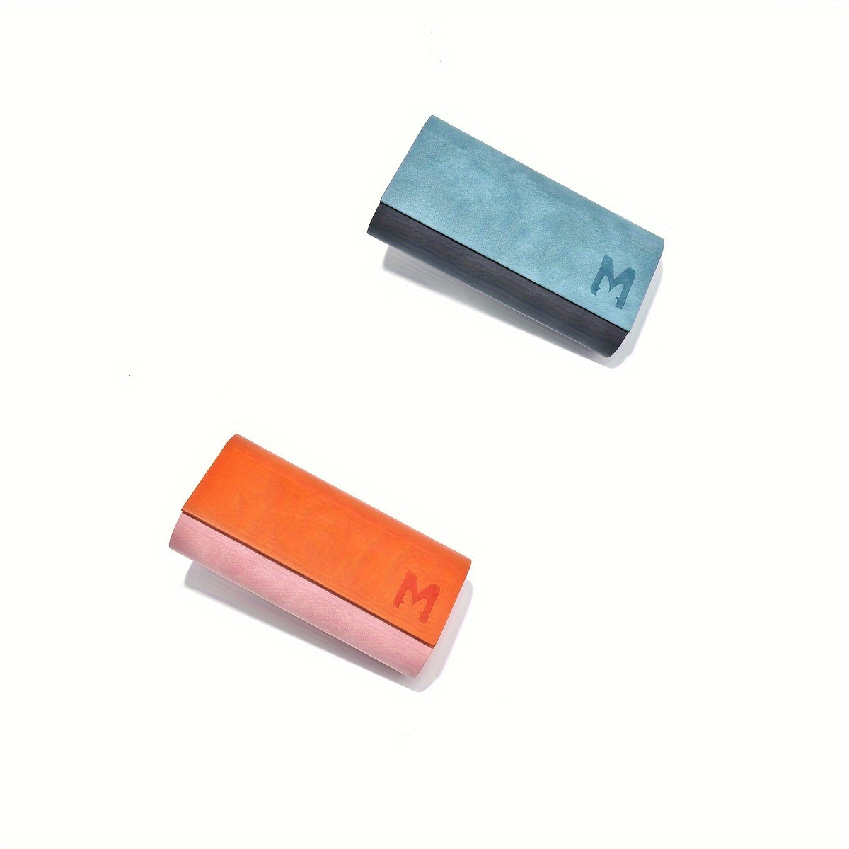 Double Layer Glasses Case with Multi-Grid Design Large Capacity PU Storage Box for Glasses