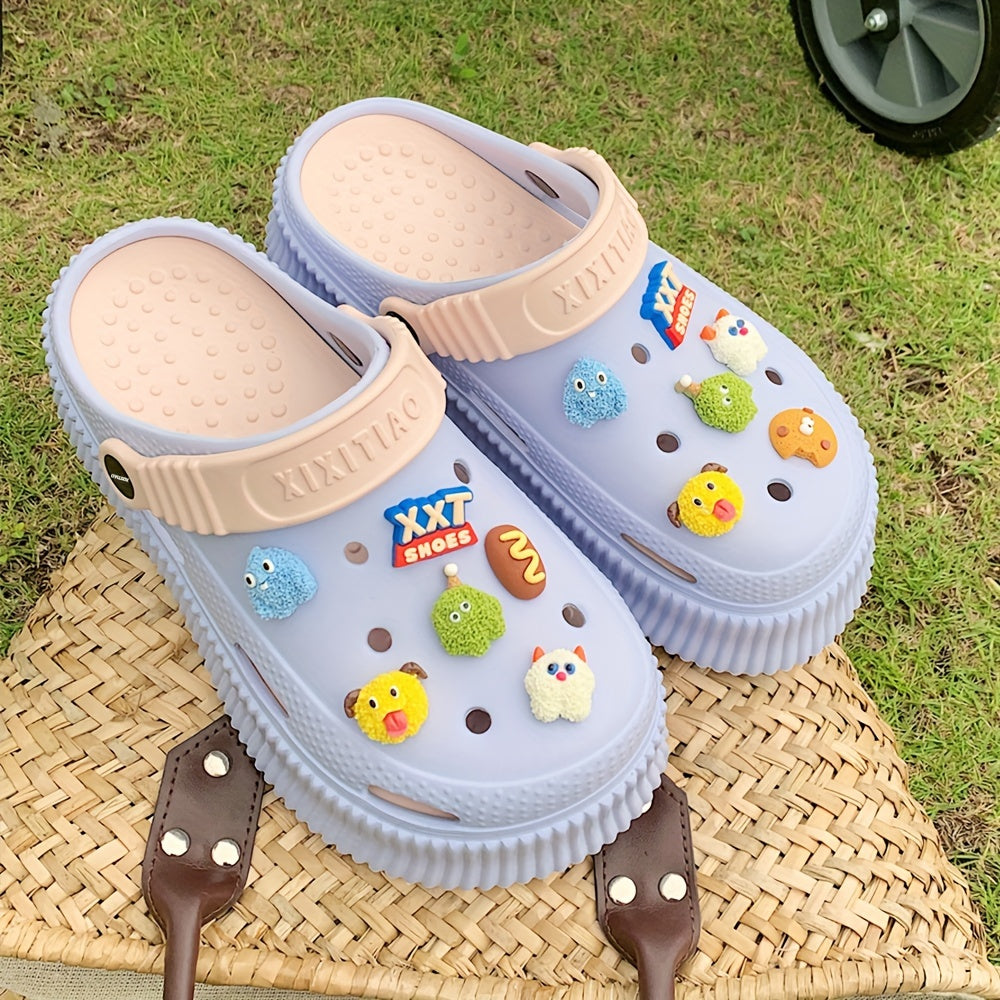 Women's Hollow-Out Slide Sandals EVA Non-Slip Animal Cartoon Summer Spring