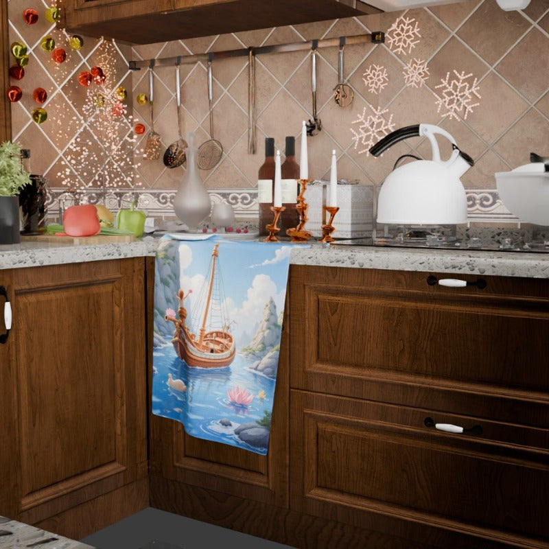 Christmas Wintertime Kitchen Decoration 18x66.04cm Soft GHRJQ Merry Christmas