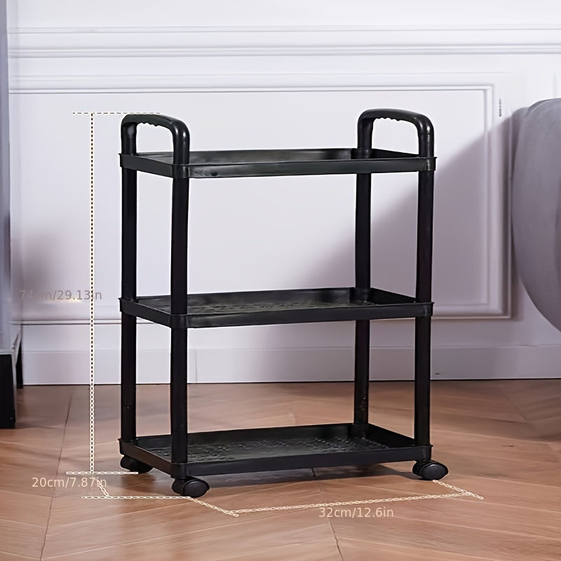 Carro de almacenamiento con ruedas multifuncional con 3/4/5 niveles para cocina, baño y sala de estar