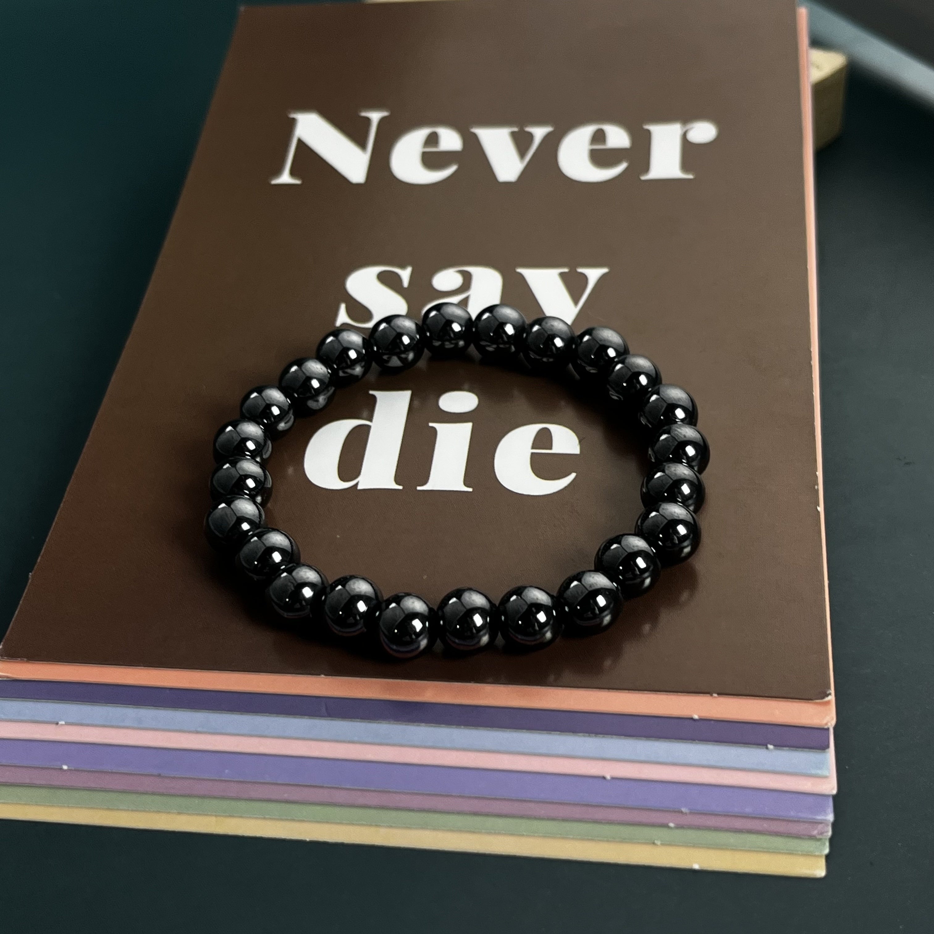 Women’s Bohemian Natural Stone Beaded Bracelet 8mm Energy Stone Gift Box