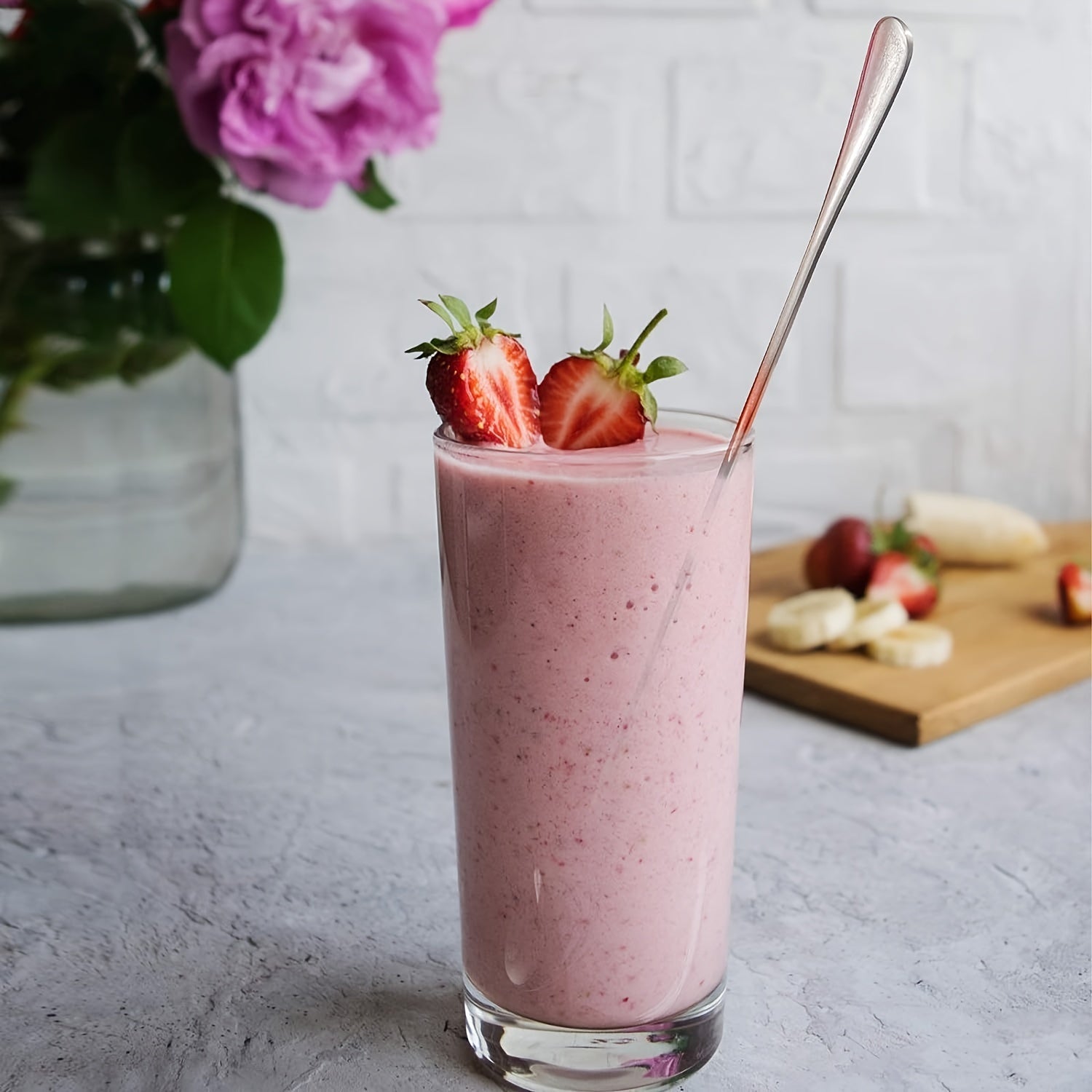 Set of 2 Stainless Steel Iced Tea Spoons Long Handle Dishwasher Safe Mirror Finish