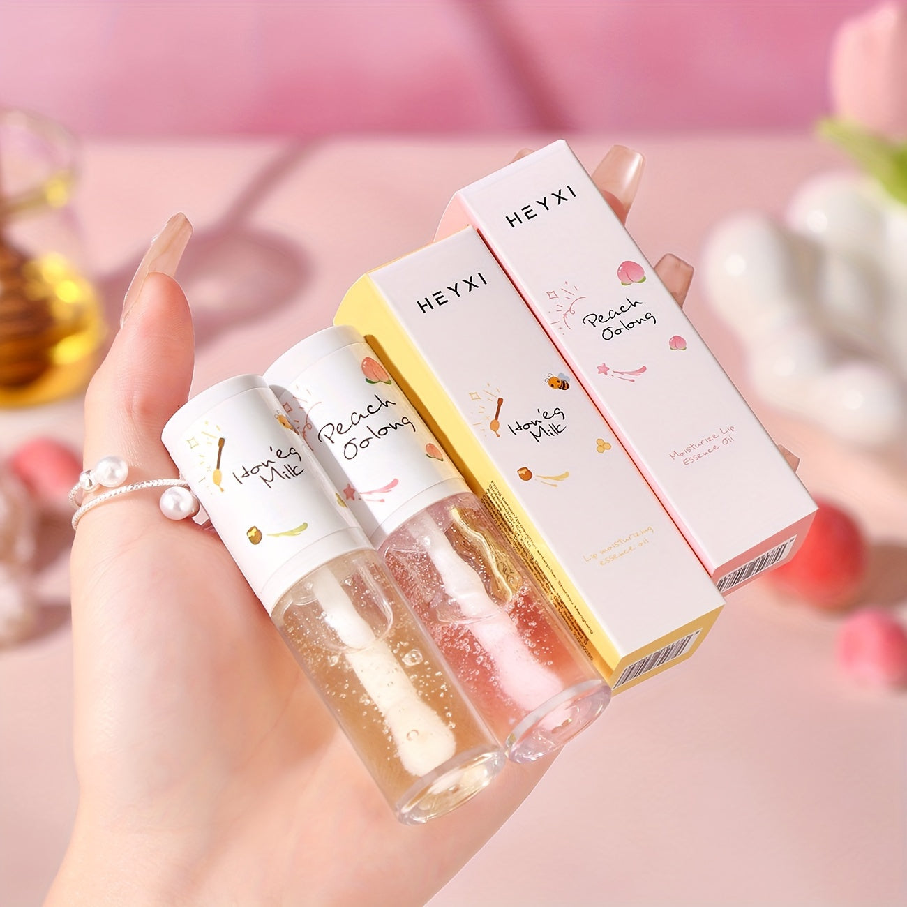 Peach Oolong Lip Balm for Dry Lips Hydrates Nourishes Oily Skin