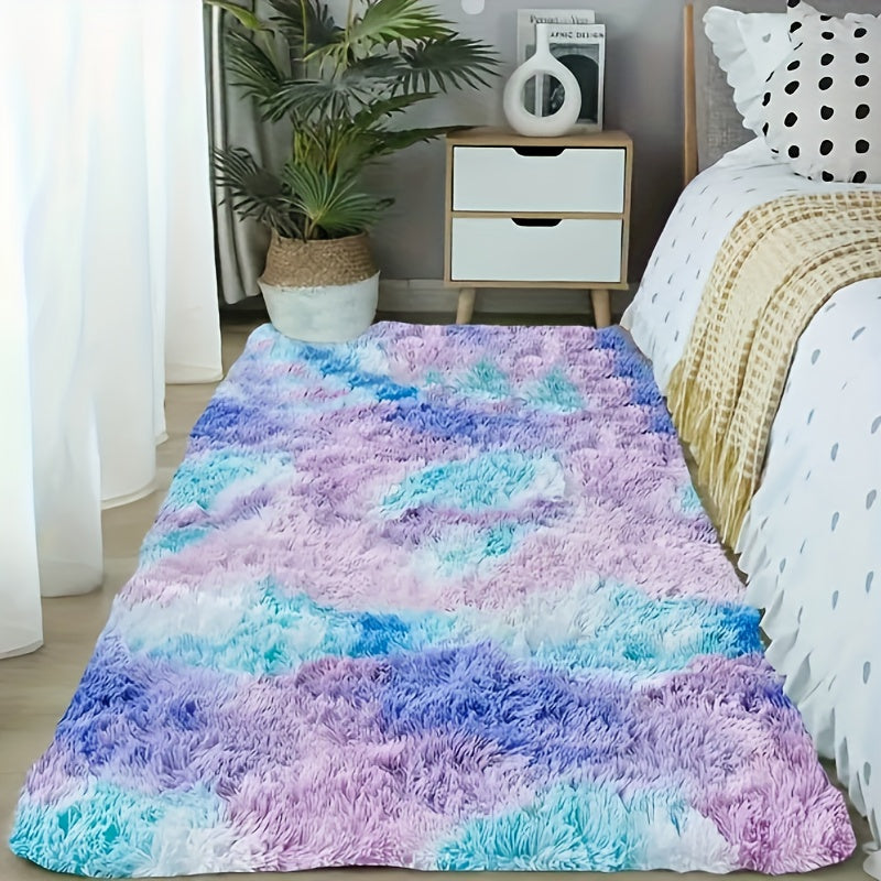 Floor Mat for Bedroom Living Room Coffee Table Polyester Non-Slip 1 Piece