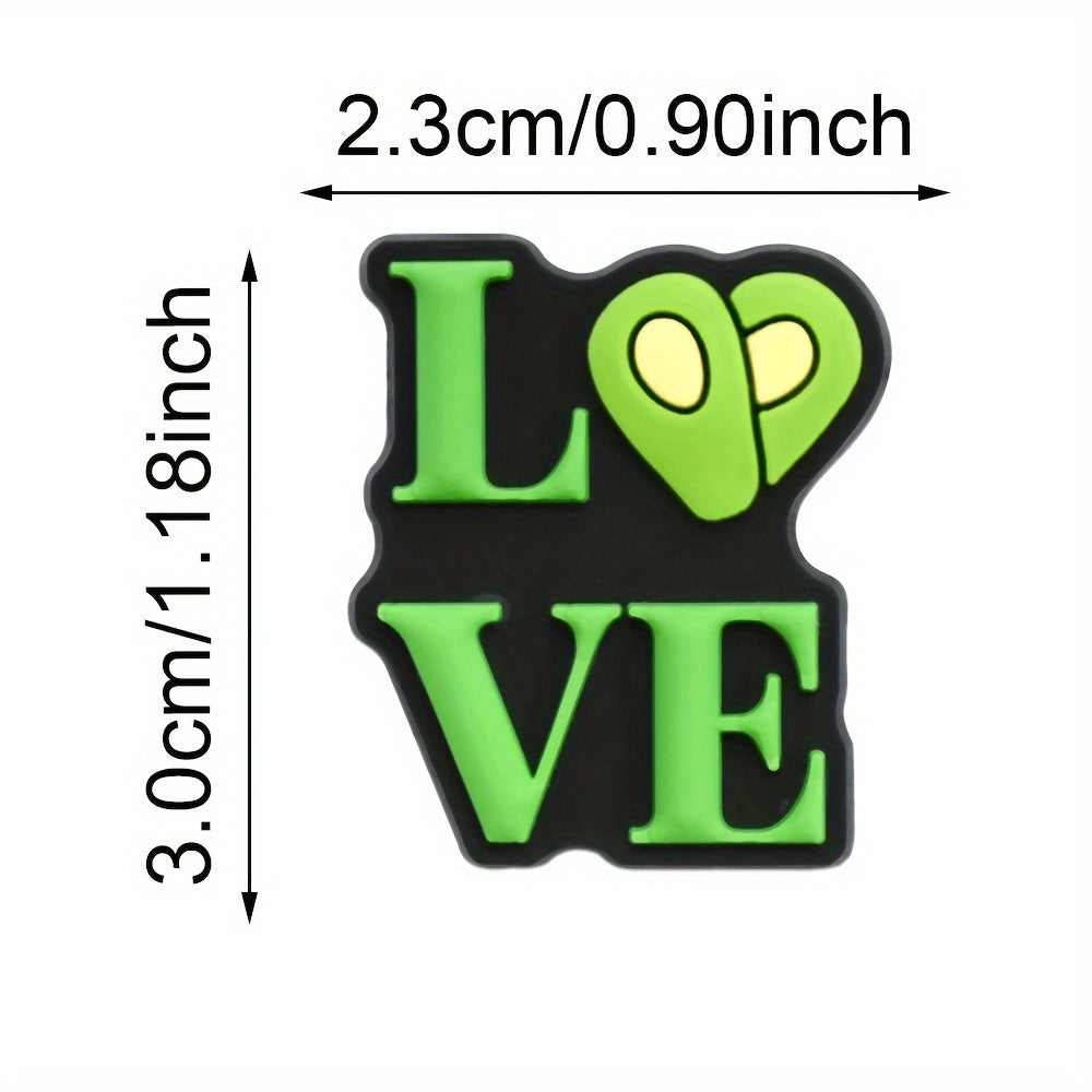 Unisex Nylon Soft Plastic Avocado Shoe Charms for Sandals and Garden Shoes
